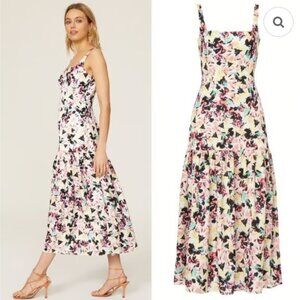 NWT Aidan Mattox Satin Sleeveless Maxi Dress 4